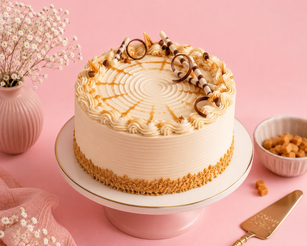 Classic Butterscotch Cake — Krispie's Hyderabad